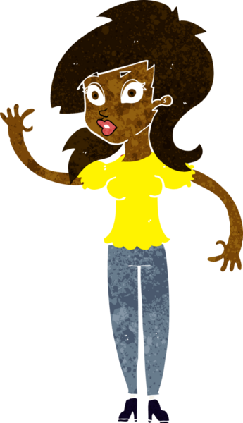 Bir insan tarafından çizilmiş güzel bir kadın.