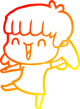 Bir insan tarafından çizilmiş bir karikatür kadın çizimi