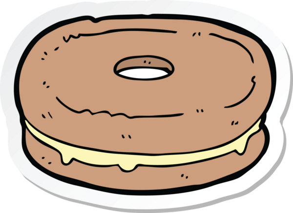 Bir insan tarafından çizilmiş karikatür bisküvisi.