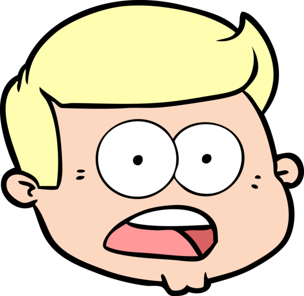 Bir insan tarafından çizilmiş erkek yüzü.