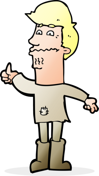 bir insan tarafından çizilmiş sinirli bir adam.