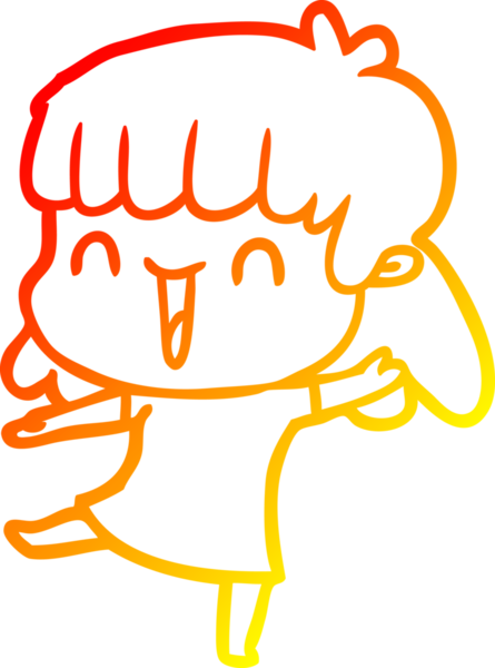 Bir insan tarafından çizilmiş bir karikatür kadın çizimi