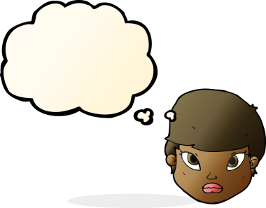 Bir insan tarafından çizilmiş, ciddi bir yüz çizimi.