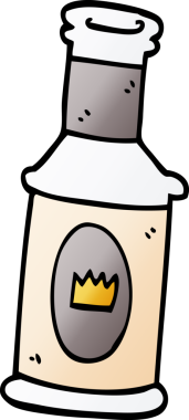 bir insan tarafından çizilmiş alkollü bir içecek.