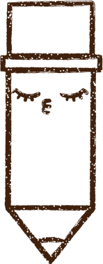 Bir insan tarafından çizilen Sihirli Kalem Kömürü