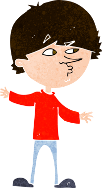 Bir insan tarafından çizilmiş garip bir adam.