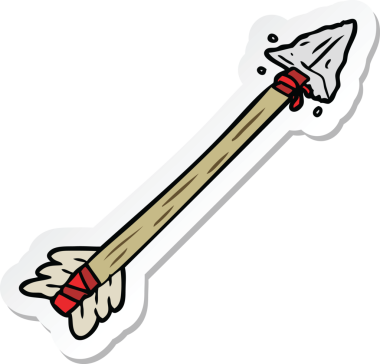 Bir insan tarafından çizilmiş çizgi film okunun çıkartması