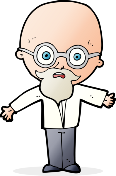 Bir insan tarafından çizilmiş dahi bir bilim adamı.