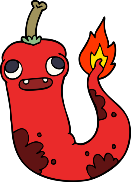 Bir insan tarafından çizilmiş sıcak soğuk karalama.