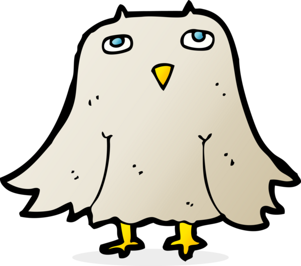 bir insan tarafından çizilmiş bir baykuş.