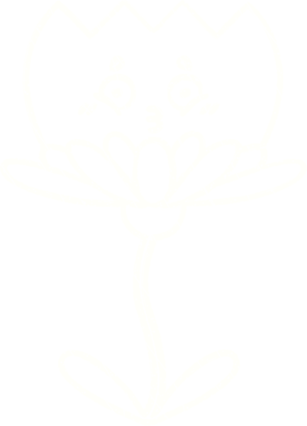 Bir insan tarafından çizilen çiçek tebeşiri