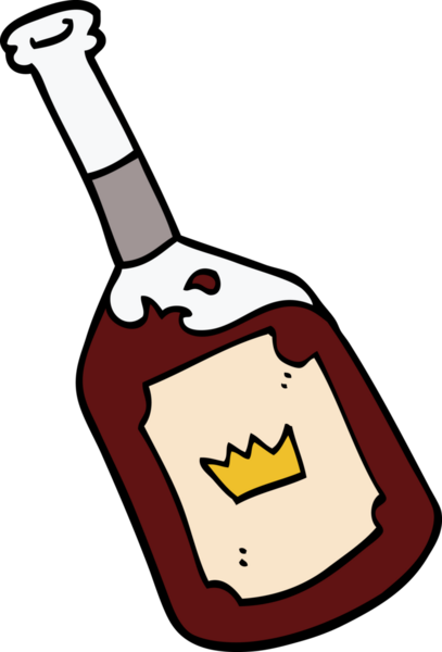 bir insan tarafından çizilmiş alkollü bir içecek.