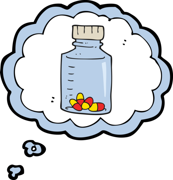 Bir insan tarafından çizilmiş serbest çizim balon karikatür kavanozu.