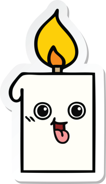 Bir insan tarafından çizilmiş şirin bir çizgi filmin çıkartması.