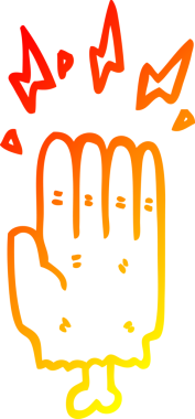 Bir insan tarafından çizilmiş sihirli bir cadılar bayramı çizimi.