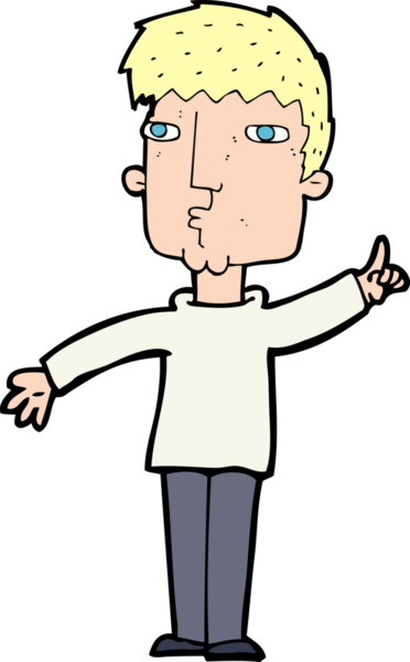 bir insan tarafından çizilmiş çizgi film adam yükseltme noktası