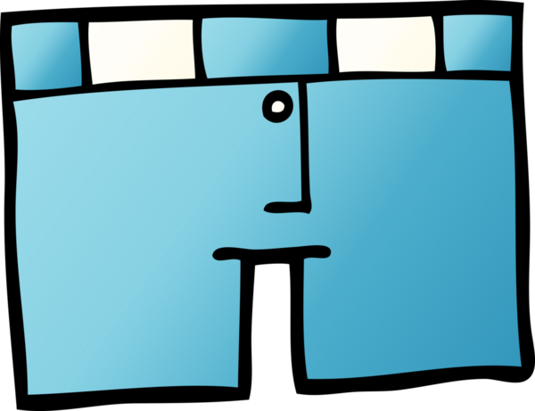 Bir insan tarafından çizilmiş karalama iç çamaşırı.