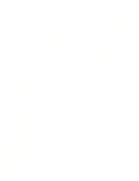 Bir insan tarafından çizilmiş Noel Ruhu Tebeşiri