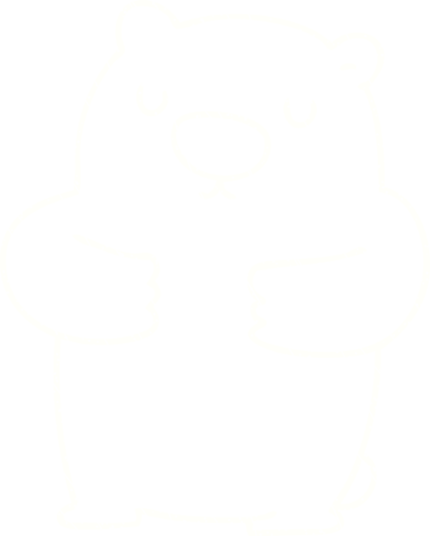 Bir insan tarafından çizilen Kutup Ayısı Tebeşiri