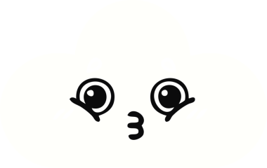 Bir insan tarafından çizilmiş bir bulutun düz renk retro karikatürü