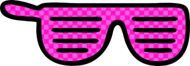 Bir insan tarafından çizilmiş havalı güneş gözlüğü.