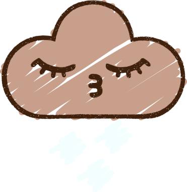 Bir insan tarafından çizilen Fırtına Bulutu Tebeşiri