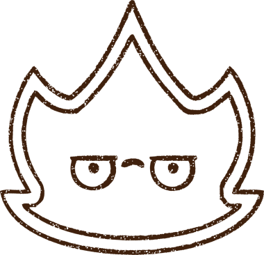 Bir insan tarafından çizilen Ateş Kömürü Çizimi