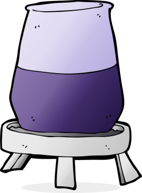 bir insan tarafından çizilmiş karikatür bilim deneyi