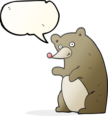 Bir insan tarafından çizilmiş serbest konuşma balonu karikatürü.