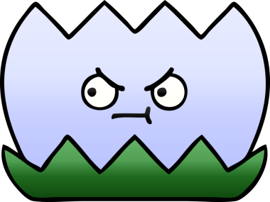 Bir insan tarafından çizilmiş bir nilüfer çiçeğinin gölgeli karikatürü.