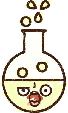 Bilim Deneyi Tebeşir Çizimi Bir insan tarafından çizildi