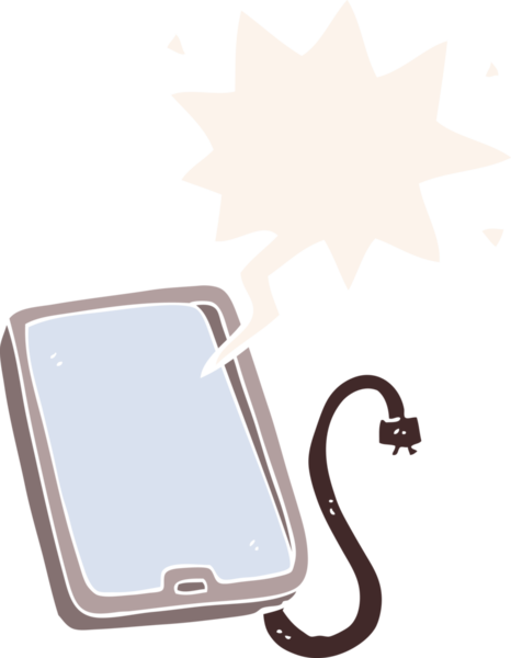 bir insan tarafından çizilmiş konuşma baloncuklu çizgi film bilgisayar tableti