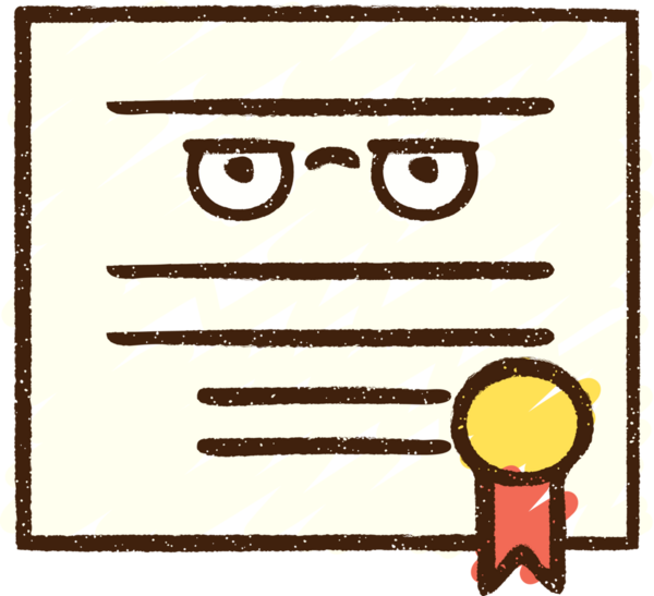 Bir insan tarafından çizilen Önemli Belge Tebeşiri