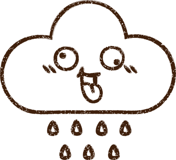 Bir insan tarafından çizilmiş bulut kömürü çizimi