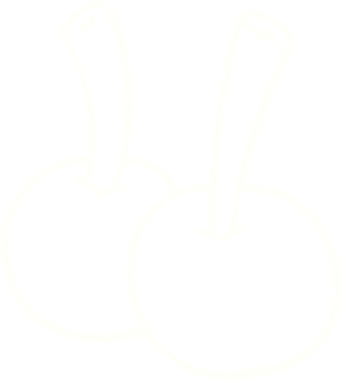 Bir insan tarafından çizilmiş kiraz tebeşiri