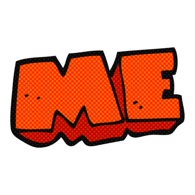 Bir insan tarafından çizilmiş serbest çizim ME sembolü