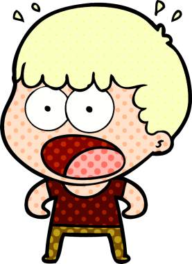 Bir insan tarafından çizilmiş bir karikatür.