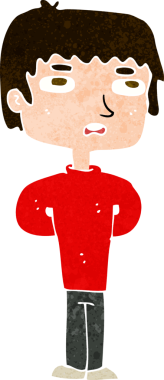 Bir insan tarafından çizilmiş mutsuz adam çizgi filmi.