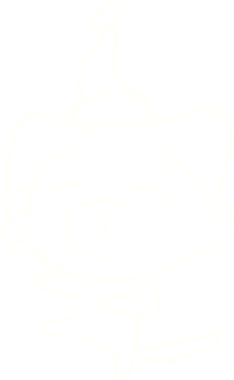 Bir insan tarafından çizilen Noel Köpeği Tebeşiri