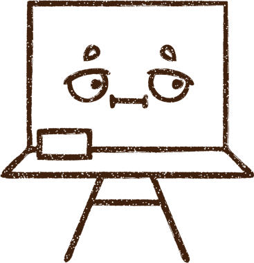 Bir insan tarafından çizilen Okul Tahtası Kömür Çizimi