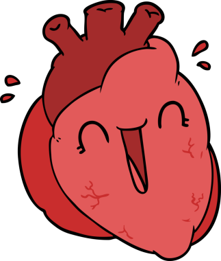 Bir insan tarafından çizilmiş bir kalp.