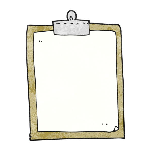 Bir insan tarafından çizilmiş el yazısı desenli karikatür panosu