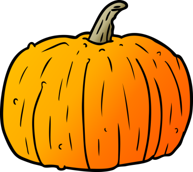 Bir insan tarafından çizilmiş Cadılar Bayramı balkabağı çizgi filmi.