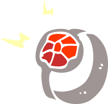 Bir insan tarafından çizilmiş sihirli güç yüzüğü.