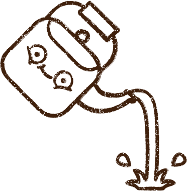 Bir insan tarafından çizilen Çaydanlık Kömürü Çizimi