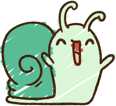 Bir insan tarafından çizilen Mutlu Salyangoz Tebeşiri