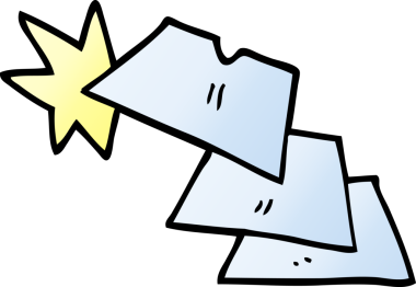 Bir insan tarafından çizilmiş parlak jiletler.