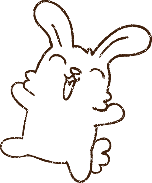 Bir insan tarafından çizilen Tavşan Kömürü