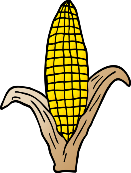 Bir insan tarafından çizilmiş mısır karalaması.