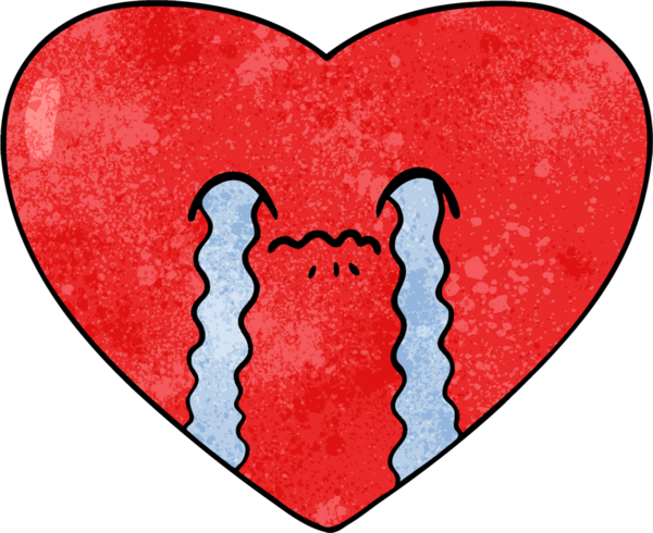 Çizgi film bir insan tarafından çizilmiş hasta bir kalbi sever.